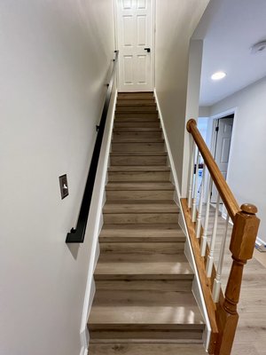 Stairs Renovation.! - This stairs where done in Leesburg, VA. Stairs Renovation.! - This stairs where done in Leesburg, VA.