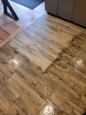 Tile and Grout Cleaning - We clean your tile and grout to save you money and protect your investment!  We work hard to be make your tile and grout look like new in one day.