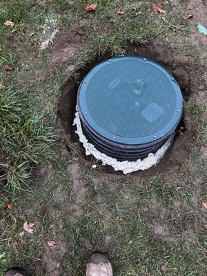 All septic maintenance - Riser installed example of work I’ve done All septic maintenance - Riser installed example of work I’ve done