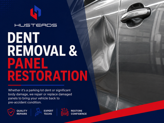 Dent Removal & Panel Restoration - We repair dents and restore the damaged panel to its original condition with expert bodywork and precision craftsmanship. Quality repairs that bring your vehicle back to like-new condition. Dent Removal & Panel Restoration - We repair dents and restore the damaged panel to its original condition with expert bodywork and precision craftsmanship. Quality repairs that bring your vehicle back to like-new condition.