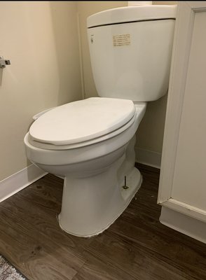 Plumbing repair - This repair was done in the upstairs bathroom. Plumbing repair - This repair was done in the upstairs bathroom.