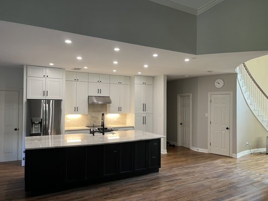 Modern Kitchen Remodel - Complete kitchen remodel with load bearing wall removal Modern Kitchen Remodel - Complete kitchen remodel with load bearing wall removal