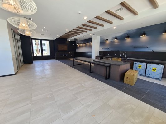 Modern Kitchen Tile Installation - Modern Floor Tile Installation Modern Kitchen Tile Installation - Modern Floor Tile Installation