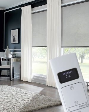 Motorization is becoming more popular - There many ways to automate your window treatments these days. We carry several brands which offer motorized blinds and shades and can assist you in integrating your window treatments with Amazon Alexa and Google Nest systems. Motorization is becoming more popular - There many ways to automate your window treatments these days. We carry several brands which offer motorized blinds and shades and can assist you in integrating your window treatments with Amazon Alexa and Google Nest systems.