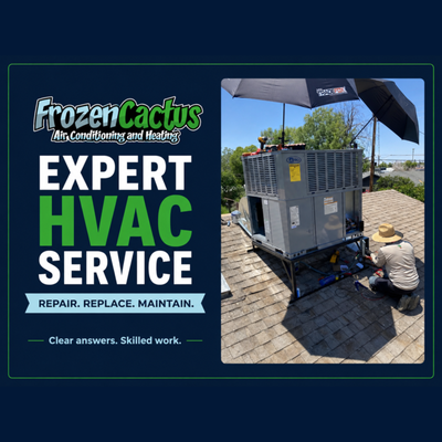 Expert AC Repair & HVAC Service - From AC repairs and maintenance to complete system replacements, Frozen Cactus provides professional HVAC service throughout the East Valley. We focus on quality workmanship, clear communication, and fixing the problem the right way. Not selling you something you don’t need. Expert AC Repair & HVAC Service - From AC repairs and maintenance to complete system replacements, Frozen Cactus provides professional HVAC service throughout the East Valley. We focus on quality workmanship, clear communication, and fixing the problem the right way. Not selling you something you don’t need.