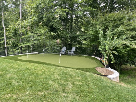Arlington Putting Green - Are you thinking of gift ideas for the golfer in your life? Talk to Affordable Lawn Sprinklers about a putting green in your own DC Metor backyard. Arlington Putting Green - Are you thinking of gift ideas for the golfer in your life? Talk to Affordable Lawn Sprinklers about a putting green in your own DC Metor backyard.