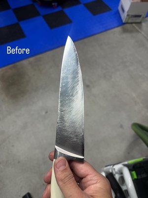 Scratch removal - Here are before and after photos from a recent scratch removal