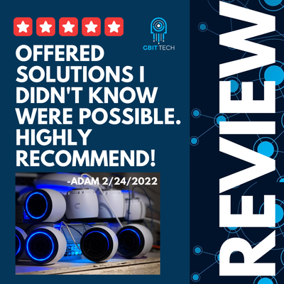 "Offered solutions I didn't know were possible" - Residential & Commercial Security Surveillance Systems - IP / HD-TVI Cameras, Layout Design &
Installation. Available for free consults! "Offered solutions I didn't know were possible" - Residential & Commercial Security Surveillance Systems - IP / HD-TVI Cameras, Layout Design &
Installation. Available for free consults!
