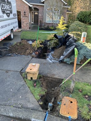 Water Service Repair/Replacement - As old galvanized, copper, and PVC piping begins to deteriorate ruptures and breaks will occur. When it does happen, homeowners choose Cornel’s for our speed, efficiency and customers service! Look through our repair portfolio for just a few of our water service/repair jobs! Water Service Repair/Replacement - As old galvanized, copper, and PVC piping begins to deteriorate ruptures and breaks will occur. When it does happen, homeowners choose Cornel’s for our speed, efficiency and customers service! Look through our repair portfolio for just a few of our water service/repair jobs!