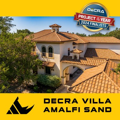 2024 Decra Project of the Year: Stone-Coated Metal Roofing - 🌟 We're excited! 🌟
Rhino Roofers is one of the six finalists in the DECRA Metal Roofing Project of the Year 2024 competition!
The DECRA Project of the Year competition showcases the best in metal roofing projects nationwide, highlighting outstanding craftsmanship and innovative designs using DECRA Metal Roofing profiles.
🔨Stay tuned for more updates as we await the final results!🏆
Interested in stone-coated metal steel roofing for your home?
Give Rhino Roofers a call at 210-791-8468! 2024 Decra Project of the Year: Stone-Coated Metal Roofing - 🌟 We're excited! 🌟
Rhino Roofers is one of the six finalists in the DECRA Metal Roofing Project of the Year 2024 competition!
The DECRA Project of the Year competition showcases the best in metal roofing projects nationwide, highlighting outstanding craftsmanship and innovative designs using DECRA Metal Roofing profiles.
🔨Stay tuned for more updates as we await the final results!🏆
Interested in stone-coated metal steel roofing for your home?
Give Rhino Roofers a call at 210-791-8468!