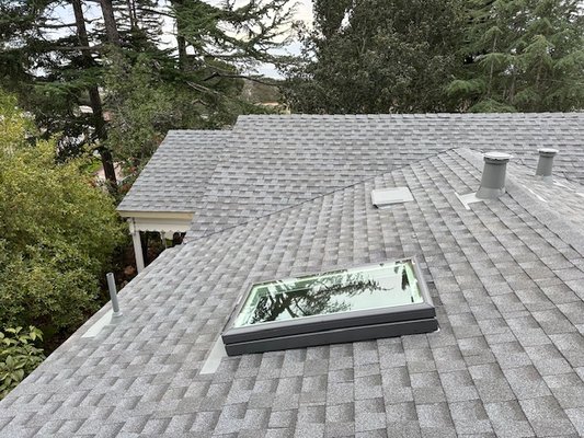 30-Year Composition Shingle Roof - 30-Year Composition Shingle Roof, skylight, gutter's and downspouts installed. 30-Year Composition Shingle Roof - 30-Year Composition Shingle Roof, skylight, gutter's and downspouts installed.
