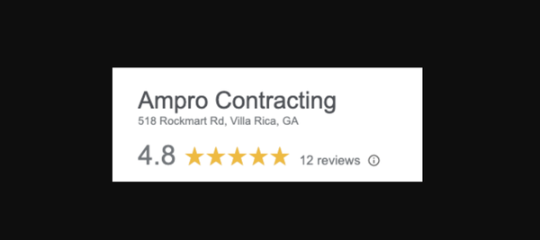 Google Reviews - It was our pleasure to work for these amazing customers Thank you!