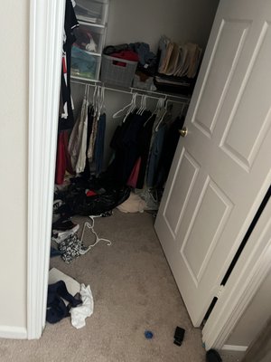 Organization - This was a clients closet, reorganized.
