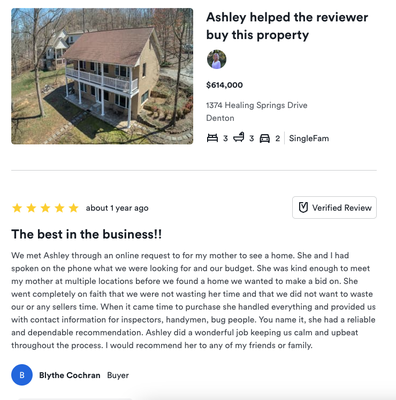 Buyer/Seller Reviews - Get to know me by checking out the experiences of these buyers and sellers that I've worked with over the course of the last few years. Buyer/Seller Reviews - Get to know me by checking out the experiences of these buyers and sellers that I've worked with over the course of the last few years.