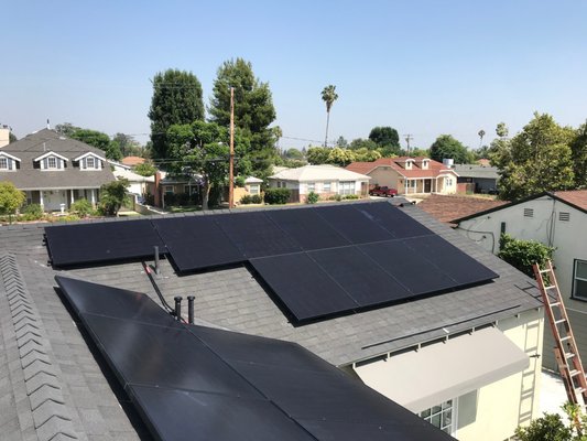 Solar Installation in a roof with numerous vents - modification - Have you seen a roof like this before? Littered with vents that yield unsightly designs as they force the solar arrays to have gaps between the panels. With GreeMpower, we utilize cutting edge technology that solves this problem leaving your home unaffected and your system looking beautiful.