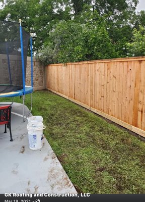 New Fence - We also do fences. Call for details. New Fence - We also do fences. Call for details.
