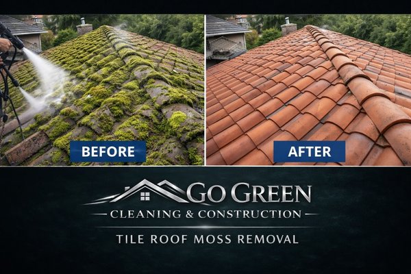 Roof Cleaning, Moss Removal & Softwash Treatment - At Go Green, we don’t pressure wash — we professionally treat, sanitize, and restore your roof the right way.
✔ Softwash treatment
✔ Kills moss, algae & lichen at the root
✔ Insurance-compliant maintenance
Your roof isn’t cheap. Treat it like it matters. Roof Cleaning, Moss Removal & Softwash Treatment - At Go Green, we don’t pressure wash — we professionally treat, sanitize, and restore your roof the right way.
✔ Softwash treatment
✔ Kills moss, algae & lichen at the root
✔ Insurance-compliant maintenance
Your roof isn’t cheap. Treat it like it matters.
