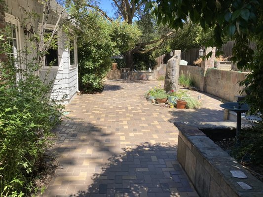 Paver Sealing Service In Orangeville, Ca - My client In Orangeville, Ca hired me to me to clean, re-sanded joints and seal the pavers with a 3 coats of urethane sealer. The urethane paver sealer I use has lifespan of 4 to 6 years before needing a maintenance coat. Paver Sealing Service In Orangeville, Ca - My client In Orangeville, Ca hired me to me to clean, re-sanded joints and seal the pavers with a 3 coats of urethane sealer. The urethane paver sealer I use has lifespan of 4 to 6 years before needing a maintenance coat.