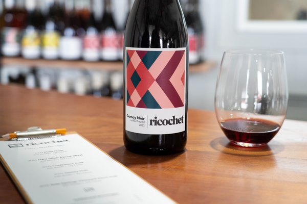 Ricochet Et al. Tastings - We offer two flights that rotate every two weeks: our Ricochet Flight, and our Et al. Flight. The Ricochet Flight features a selection of current releases, and the Et al. Flight features a rotating selection of wines from our in-house partner wineries making their wines at Ricochet. Ricochet Et al. Tastings - We offer two flights that rotate every two weeks: our Ricochet Flight, and our Et al. Flight. The Ricochet Flight features a selection of current releases, and the Et al. Flight features a rotating selection of wines from our in-house partner wineries making their wines at Ricochet.