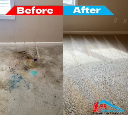 Residential Carpet Cleaning - Using our stain removal tools and Steam Carpet Cleaning, We were successfully able to leave this carpet looking fresh and totally brand new! Residential Carpet Cleaning - Using our stain removal tools and Steam Carpet Cleaning, We were successfully able to leave this carpet looking fresh and totally brand new!