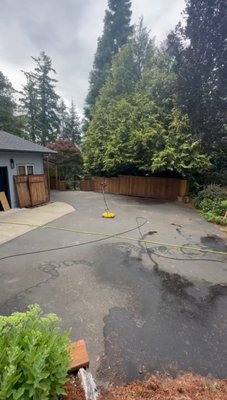 driveway cleaning 2024 - Asphalt driveway clearing done in Beaverton Oregon. Home owner is selling the home and wanted to have the front of the home looking nice for any potential buyers. Our asphalt driveway cleaning service removes dirt, oil stains, and grime buildup, restoring the surface's appearance and prolonging its lifespan. Using professional-grade equipment and eco-friendly solutions, we ensure a deep clean that enhances the curb appeal and safety of your driveway. driveway cleaning 2024 - Asphalt driveway clearing done in Beaverton Oregon. Home owner is selling the home and wanted to have the front of the home looking nice for any potential buyers. Our asphalt driveway cleaning service removes dirt, oil stains, and grime buildup, restoring the surface's appearance and prolonging its lifespan. Using professional-grade equipment and eco-friendly solutions, we ensure a deep clean that enhances the curb appeal and safety of your driveway.
