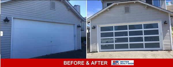 Garage Door Transformations - At Better Built Door, we understand that a garage door is more than just an entryway—it's a statement piece that elevates your home's curb appeal. That's why we were thrilled to take on the Garage Door Transformation project, located in the serene Maplewood neighborhood.
Our client's garage door had seen better days, and they were looking for a modern upgrade that not only enhanced the aesthetics but also improved functionality. The original, worn-out door was a standard, solid white that blended in too much with the home's exterior and lacked character.
We introduced a sleek, contemporary design with windows that not only complemented the existing architecture but also allowed natural light to brighten up the garage interior. The high-quality materials used promise durability and better insulation, contributing to energy savings.
This project was not just about replacing a door; it was about providing a facelift to the home's facade. We completed the transformation within a day, ensuring minimal disruption to our client's routine. The result? A stunning garage door that not only looks fantastic but also provides enhanced security and efficiency.
Interested in giving your garage door a facelift? Contact us at Better Built Door to schedule a consultation, and let's discuss how we can enhance the beauty and value of your home. Garage Door Transformations - At Better Built Door, we understand that a garage door is more than just an entryway—it's a statement piece that elevates your home's curb appeal. That's why we were thrilled to take on the Garage Door Transformation project, located in the serene Maplewood neighborhood.
Our client's garage door had seen better days, and they were looking for a modern upgrade that not only enhanced the aesthetics but also improved functionality. The original, worn-out door was a standard, solid white that blended in too much with the home's exterior and lacked character.
We introduced a sleek, contemporary design with windows that not only complemented the existing architecture but also allowed natural light to brighten up the garage interior. The high-quality materials used promise durability and better insulation, contributing to energy savings.
This project was not just about replacing a door; it was about providing a facelift to the home's facade. We completed the transformation within a day, ensuring minimal disruption to our client's routine. The result? A stunning garage door that not only looks fantastic but also provides enhanced security and efficiency.
Interested in giving your garage door a facelift? Contact us at Better Built Door to schedule a consultation, and let's discuss how we can enhance the beauty and value of your home.