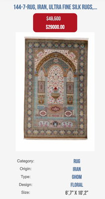 Ultra Fine Silk Rugs - #1 leader of imported rugs in Vancouver! Visit our website for more inventory! Ultra Fine Silk Rugs - #1 leader of imported rugs in Vancouver! Visit our website for more inventory!