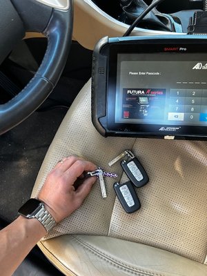 Lost keys/Proximity Key Programming - Do you have a proximity/push to start key? We strongly recommend purchasing a spare to have as a backup. This can save you HUNDREDS of dollars in the long run. If you do happen to lose your keys, we provide mobile service where we come to you and can make new ones.