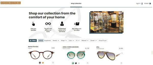 Browse and Shop Our Inventory Online - You can browse our in stock inventory from the comfort of your own home. Want to try it on? Come on in and see how the frames you loved look, fit, and feel. Already know you love it? Just hit order on the website. We'll get it boxed up and shipped right to you.