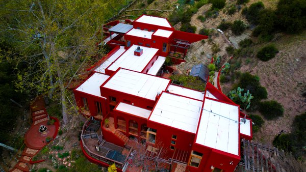 "red rock Topanga Canyon - This project was one of our favorites the homeowner called us because they wanted to get Solar and were't entirely sure how to get it done with their current TPO roof. The project manager Decided the best approach would be to get a redeck done and install torch which is exactly what we did on all the areas that are going to have solar.
