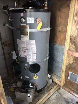 Water Heaters - When you rely on Advanced Plumbing & Drain for water heater repair or water heater replacement, you can expect professional service from a skilled plumber. We offer 24-hour emergency water heater service, so you will have hot water again as quickly as possible—the same day in most cases.

If a replacement water heater is necessary, Advanced Plumbing & Drain will help you determine which one is right for your home and budget, taking into consideration your family’s water heating needs and energy usage expectations. We can replace your current system with the following types of water heaters:


Conventional – Water is stored in a large tank (varying sizes available) and heated by electric or gas energy.
Tankless – Water is heated only as need, providing access to unlimited and instant hot water through a tankless water heater.
Hybrid – Combines the conventional tank storage style with a heat pump, and uses existing water and electrical connections.
