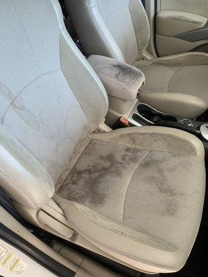 Interior Deep Cleaning - This interior turned from a basic wipe down to a full interior deep cleaning after hearing the owner was about to be a first time mother! With stress about preparing, we took matters into our own hands and offered to use her vehicle to showcase our work after she claimed it had been detailed already beforehand.
Talk about amazing results- cloth seats gave us such satisfaction and a huge “WOW” on the owners face. Interior Deep Cleaning - This interior turned from a basic wipe down to a full interior deep cleaning after hearing the owner was about to be a first time mother! With stress about preparing, we took matters into our own hands and offered to use her vehicle to showcase our work after she claimed it had been detailed already beforehand.
Talk about amazing results- cloth seats gave us such satisfaction and a huge “WOW” on the owners face.