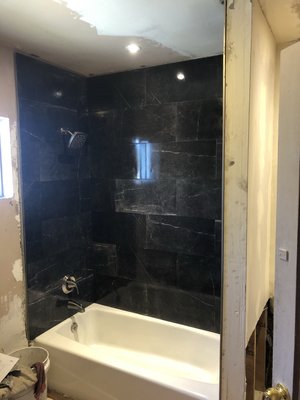 Bathroom tub and vanity replacement - This was bathroom with lots of leaking fixtures and prolonged exposure to water damage. Bathroom tub and vanity replacement - This was bathroom with lots of leaking fixtures and prolonged exposure to water damage.