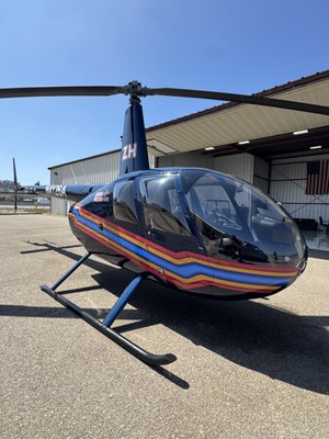 Helicopter Wash - Completed a helicopter detail with an exterior wash, interior vacuum, and skid restoration. Extra attention was given to the rotor system to ensure safe and thorough care.