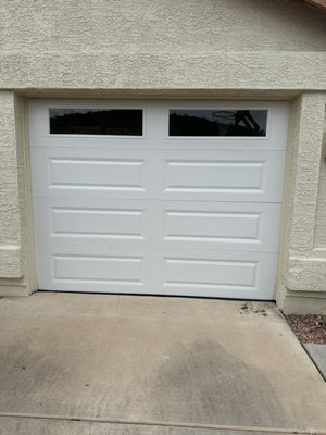 New 9x7 door - New 9x7 with windows installed