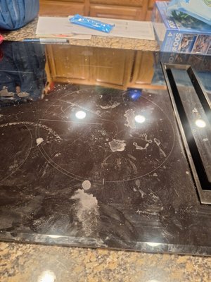 Kitchen's Stove Cooktop - This cooktop was very dirty but we left it spotless! Once in a while the home cookers make a mess or even the baby bottle spills all over the stove cooktop and kitchen countertop. Well Martinez Cleaning Service got it covered for you and more cleaning. Cleanliness is Our First Concern!! Kitchen's Stove Cooktop - This cooktop was very dirty but we left it spotless! Once in a while the home cookers make a mess or even the baby bottle spills all over the stove cooktop and kitchen countertop. Well Martinez Cleaning Service got it covered for you and more cleaning. Cleanliness is Our First Concern!!