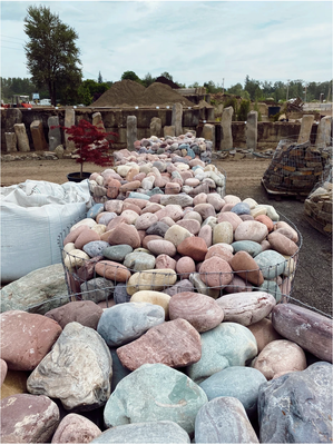 Come Visit Us! - We carry various kinds of Bark, Sawdust, Sand, Gravel, Boulders, Pavers, Compost, Blended Soils, Retaining wall blocks & Caps and Stepping Stones.