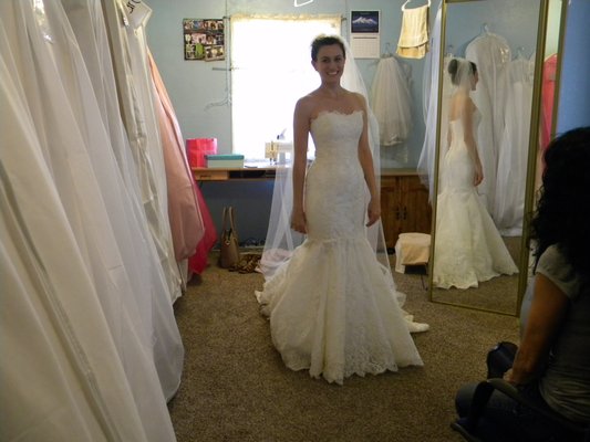 I Love Lace. Bridal Lace is the most Beautiful thing in the world to work with with its Detail, Beauty, Richness and above all Durability. - Each Bride with her Bridal Gown all need something even if it is a bustle and pressing only, all need something. Brides have choices of making changes to the Bridal Gown such as a Neckline change, Reshaping the Skirt or simply taking in the sides, Lowering the Back, adding straps or adding sleeves. Most brides are happy with achieving the fit and shortening the length of the Wedding Dress. I Love Lace. Bridal Lace is the most Beautiful thing in the world to work with with its Detail, Beauty, Richness and above all Durability. - Each Bride with her Bridal Gown all need something even if it is a bustle and pressing only, all need something. Brides have choices of making changes to the Bridal Gown such as a Neckline change, Reshaping the Skirt or simply taking in the sides, Lowering the Back, adding straps or adding sleeves. Most brides are happy with achieving the fit and shortening the length of the Wedding Dress.