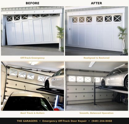 Emergency Garage Door Off Track - A severely damaged garage door was professionally realigned and restored to safe, reliable operation. Our emergency structural repair saved the homeowner from a costly full replacement while ensuring smooth performance and long-term durability.
This title is concise, professional, and contains high-value Yelp search keywords:
* Emergency garage door repair
* Structural garage door repair
* Garage door repair Emergency Garage Door Off Track - A severely damaged garage door was professionally realigned and restored to safe, reliable operation. Our emergency structural repair saved the homeowner from a costly full replacement while ensuring smooth performance and long-term durability.
This title is concise, professional, and contains high-value Yelp search keywords:
* Emergency garage door repair
* Structural garage door repair
* Garage door repair