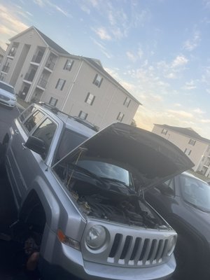 Alternator on 2011 Jeep Patriot - The owner of this vehicle called and got a quote same day that their vehicle got fixed. Charged a very fair price for labor and installed the part with no issues. The owner was able to make it to work the next day. Call us today for a quote! Alternator on 2011 Jeep Patriot - The owner of this vehicle called and got a quote same day that their vehicle got fixed. Charged a very fair price for labor and installed the part with no issues. The owner was able to make it to work the next day. Call us today for a quote!
