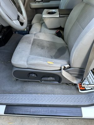 INTERIOR DETAIL - This Ford F-150 came in for an interior detail.