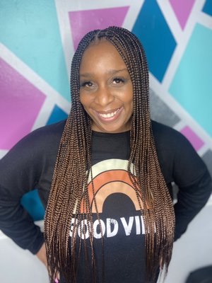 Your choice of braids and we got it!!!! - When it comes to doing Knotless braids it’ll take us up too 4/5 hours max