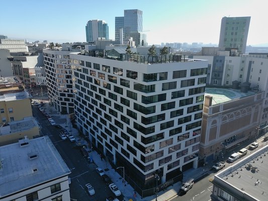 Hotel/Condo/Mixed Use Development: Market St. San Francisco, CA. - The aerial images for this mixed use development were used to verify work progress, document construction benchmarks, and showcased for marketing purposes. Hotel/Condo/Mixed Use Development: Market St. San Francisco, CA. - The aerial images for this mixed use development were used to verify work progress, document construction benchmarks, and showcased for marketing purposes.