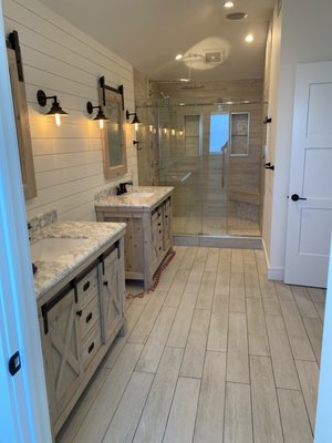 Bathroom Remodeling - Check out this bathroom remodeling project. It included tile work, waterproofing, shower fixtures, paint. Our client was very happy with the end results! Call us at 917-559-3611 to discuss your home remodeling needs! Bathroom Remodeling - Check out this bathroom remodeling project. It included tile work, waterproofing, shower fixtures, paint. Our client was very happy with the end results! Call us at 917-559-3611 to discuss your home remodeling needs!