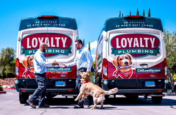 Pet Friendly Plumbers - Loyalty Plumbing has been highly rated in the Las Vegas area for being dedicated to the reliability of the plumbing system while creating memorable experiences with our customers. We offer premier warranties and guarantees on each and every job so you can rest assured you’re in good paws. Communication is important, so when your technician is on the way to your home you will receive their photo, a short bio, and their location on a map so you feel most comfortable with your reliable technician.

CallLoyalty
Lic#88349