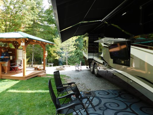 Premium Sites - From $60.00 a night - Premium Sites are larger than our Standard Sites, and have no neighbors on one side.
