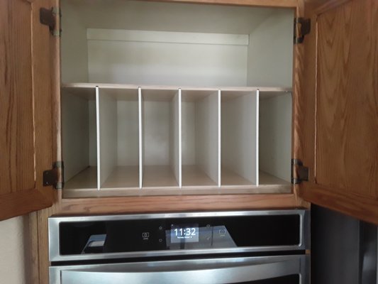 Vertical Tray Holder - These vertical tray holders bring baking sheets, cutting boards, and serving platters all together in one convenient spot.