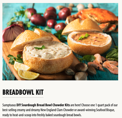 DIY Kits For At Home Feasting - Pike Place Chowder is THE place for chowder in Seattle, and they’ve served up more than three million bowls of the stuff since founder Larry Mellum first opened its doors inside the famed Pike Place Market in 2003. Larry and his team use only the freshest seafood and highest-quality ingredients in their legendary chowders, and their New England clam chowder was named Yelp’s most popular dish in America for 2018, based on 155 million reviews. DIY Kits For At Home Feasting - Pike Place Chowder is THE place for chowder in Seattle, and they’ve served up more than three million bowls of the stuff since founder Larry Mellum first opened its doors inside the famed Pike Place Market in 2003. Larry and his team use only the freshest seafood and highest-quality ingredients in their legendary chowders, and their New England clam chowder was named Yelp’s most popular dish in America for 2018, based on 155 million reviews.