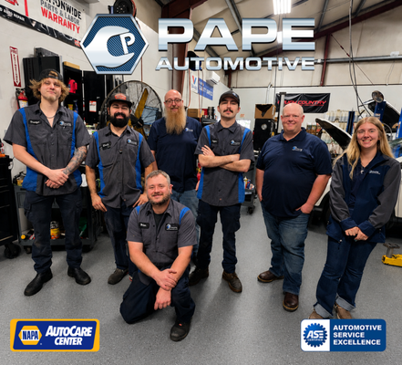 Certified Automotive Technicians - Our ASE-Certified Technicians bring years of experience, ongoing training, and a commitment to quality workmanship to every vehicle that enters our shop. From routine maintenance to complex diagnostics and repairs, they're focused on getting the job done right the first time. Certified Automotive Technicians - Our ASE-Certified Technicians bring years of experience, ongoing training, and a commitment to quality workmanship to every vehicle that enters our shop. From routine maintenance to complex diagnostics and repairs, they're focused on getting the job done right the first time.