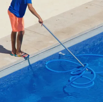 Pool Maintenance - What Do We Do?
Royal Pool Care is here to help you with your weekly pool maintenance 
Pool maintenance basic chemicals are included!
What does a normal pool clean include?
-Pool floor vacuumed
-Pool debris skimmed
-Skimmer baskets & pump baskets emptied
-Pool walls & steps brushed
-Balance water & add chemicals
-Equipment check
